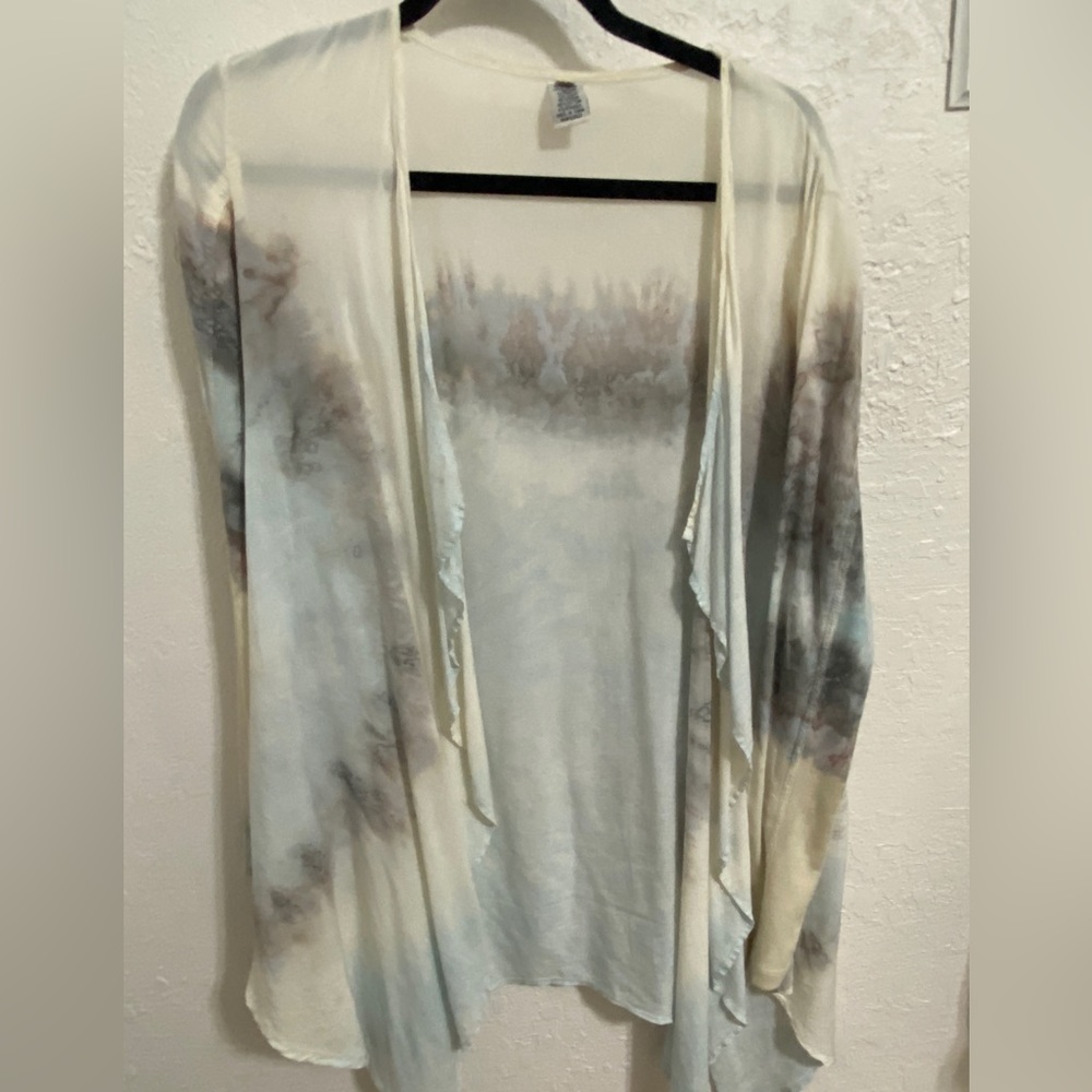Cardigan tie dye
